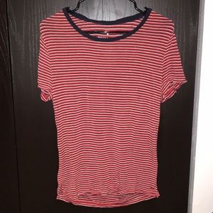 American eagle, red striped tee